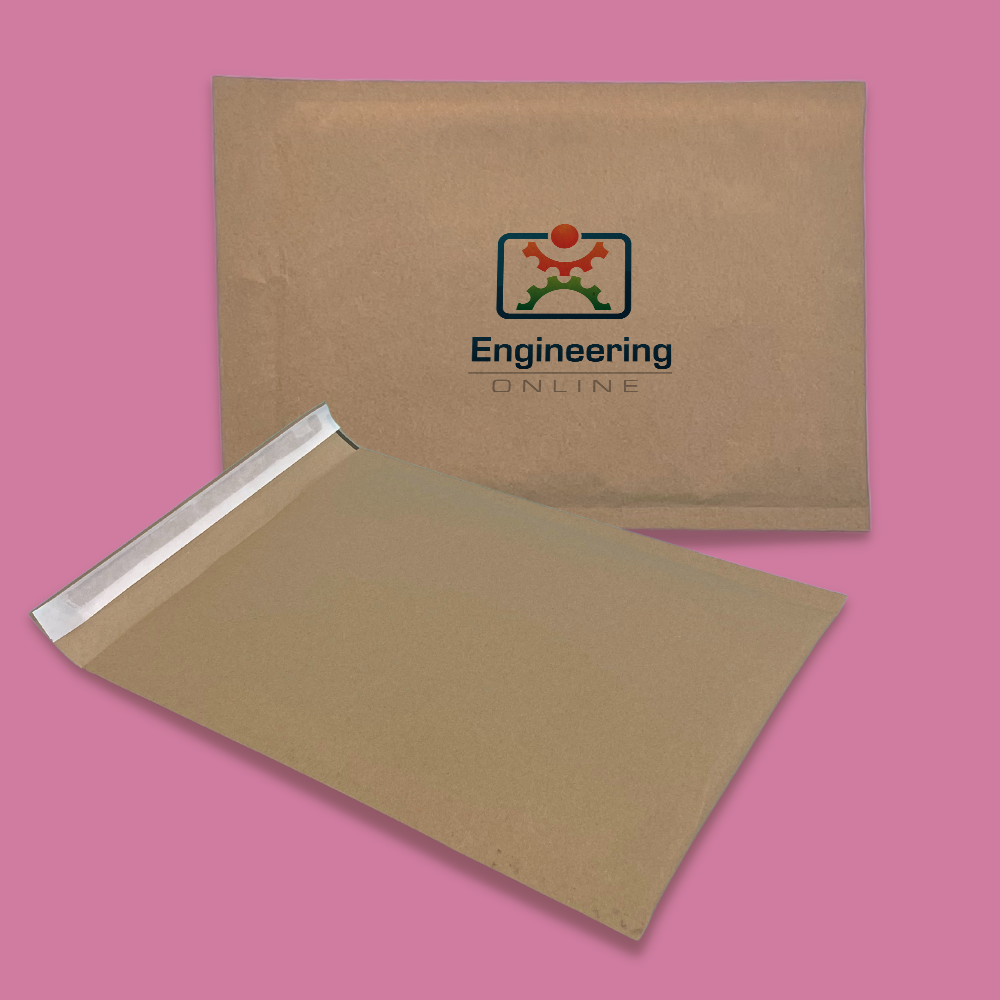 Customised Printed Honeycomb Kraft Padded Envelopes - 180x265mm