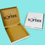 Customised Printed White Postal Boxes - 147x138x20mm - Sample
