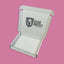 Customised Printed White Postal Boxes - 240x240x40mm