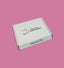 Customised Printed White Postal Boxes - 240x240x40mm - Sample