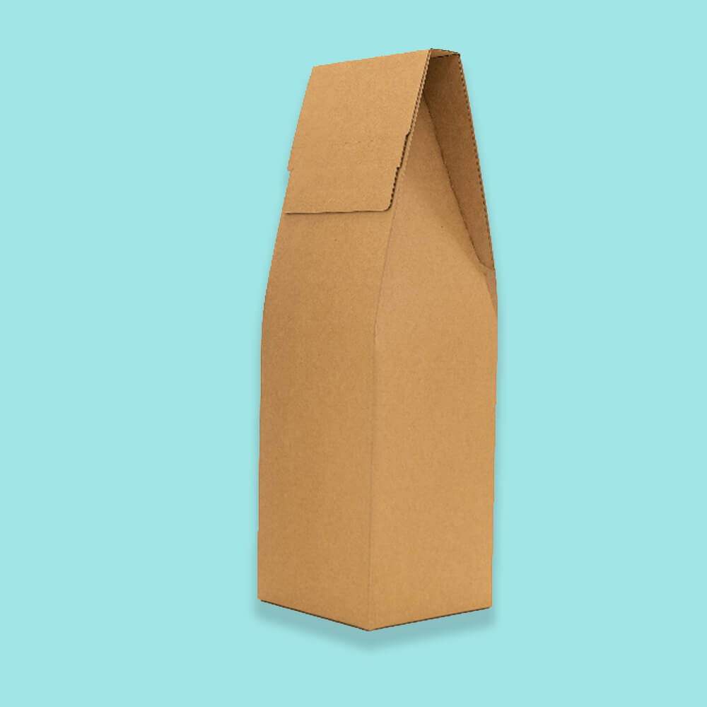 Single Bottle Pinch Top Boxes - 120x120x395mm