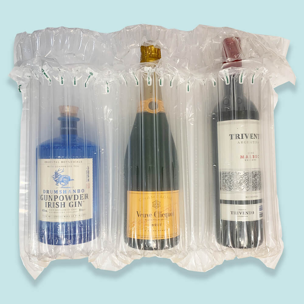Triple Bottle Inflatable Air Packaging
